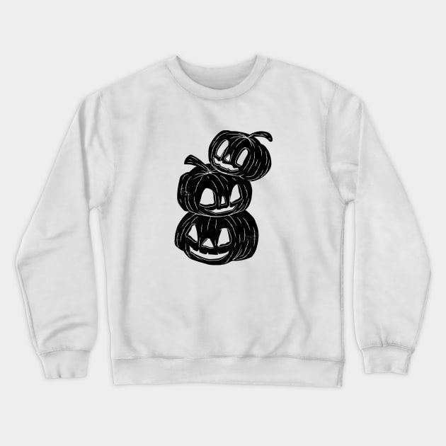 three pumpkins vintage Crewneck Sweatshirt by Giraroad